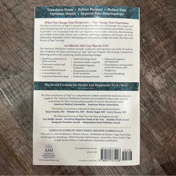 Heart and Science of Yoga: Empowering Self-Care Program Book - Picture 2 of 3